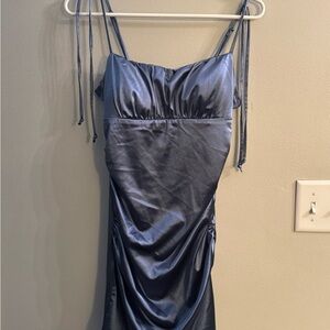 Emerald Sundae Navy Backless Dress